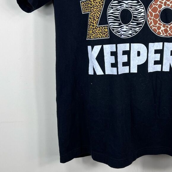 Bella+Canvas “Zoo Keeper” T-Shirt with “Kenny’s 3rd Birthday” Custom Text on Bac - Picture 3 of 8